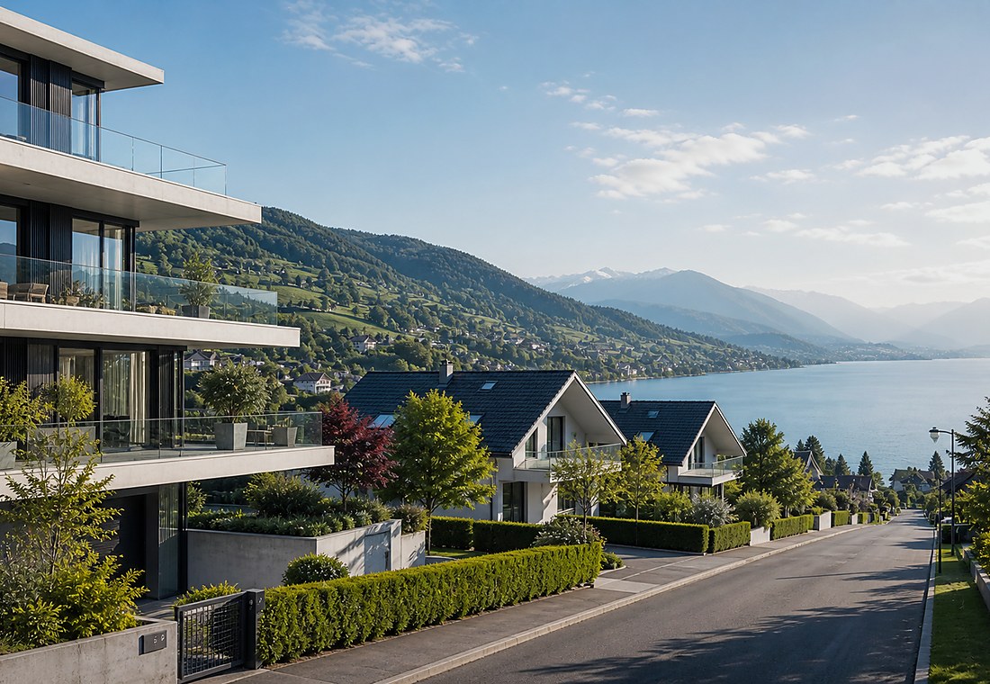 Visuel immobilier premium local pour Obergösgen