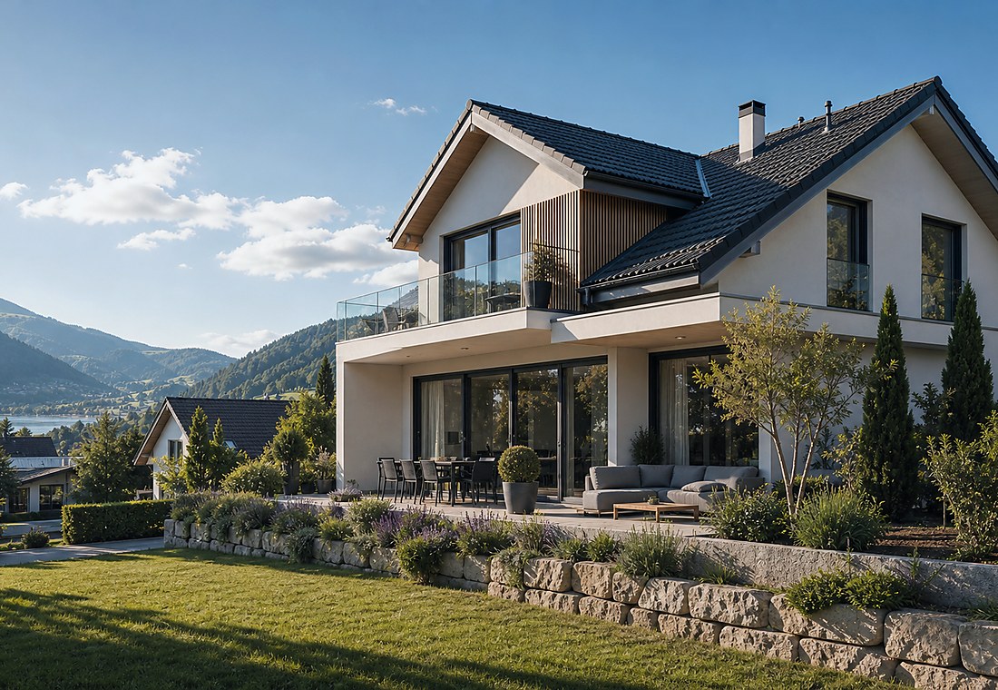Visuel immobilier premium local pour Obermumpf