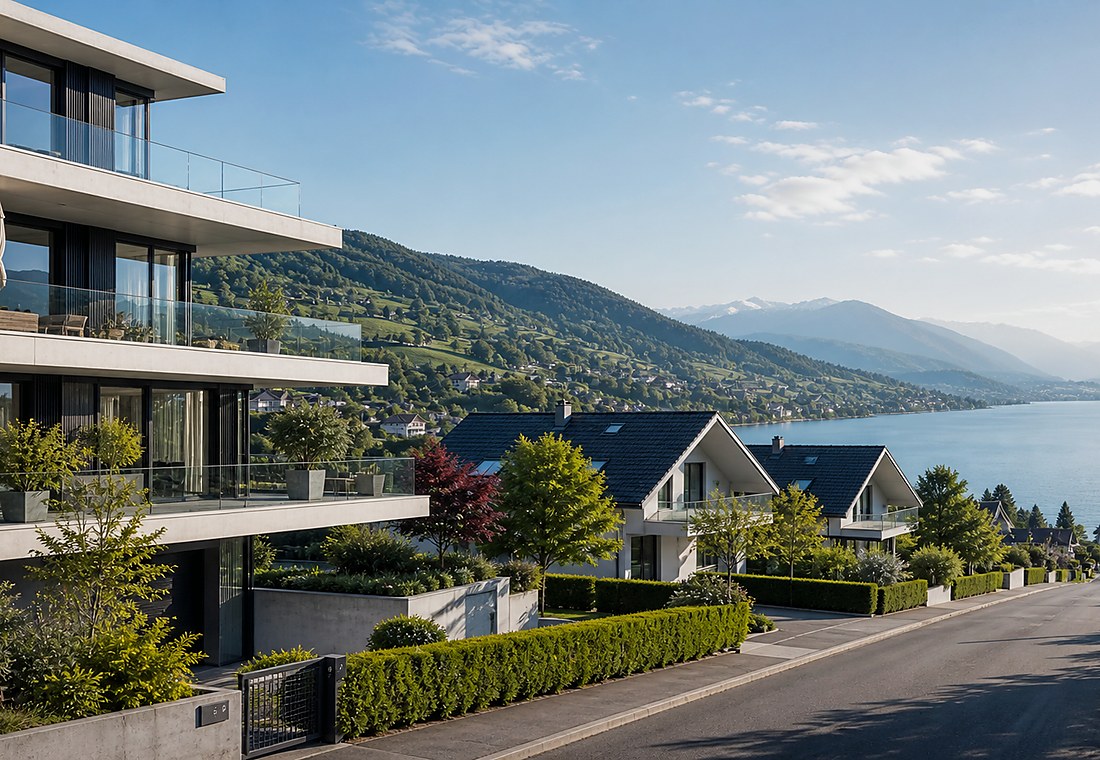 Visuel immobilier premium local pour Oberuzwil