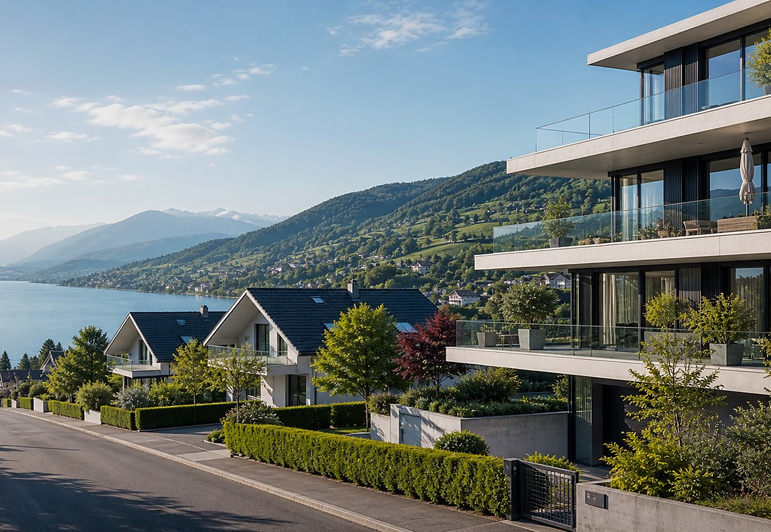 Visuel immobilier premium local pour Oltingen