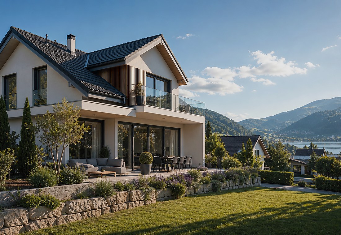 Visuel immobilier premium local pour Paudex