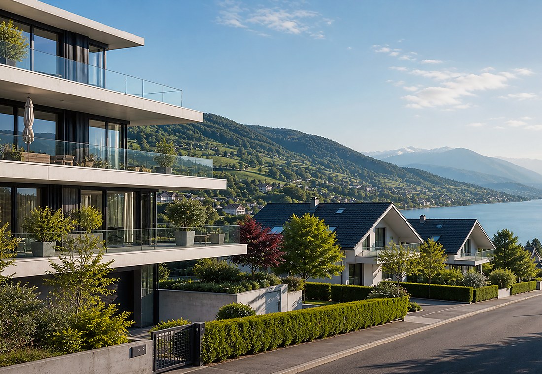 Visuel immobilier premium local pour Penthéréaz