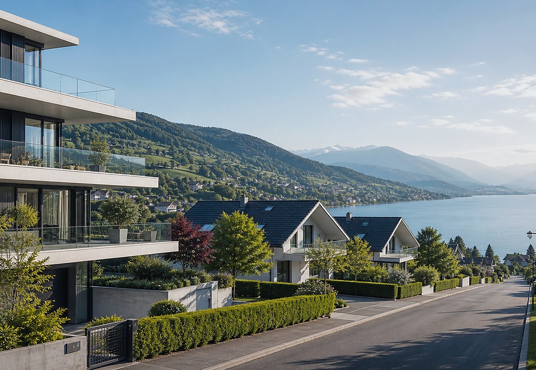 Visuel immobilier premium local pour Petit-Val