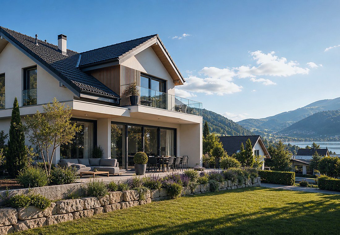 Visuel immobilier premium local pour Pfäffikon