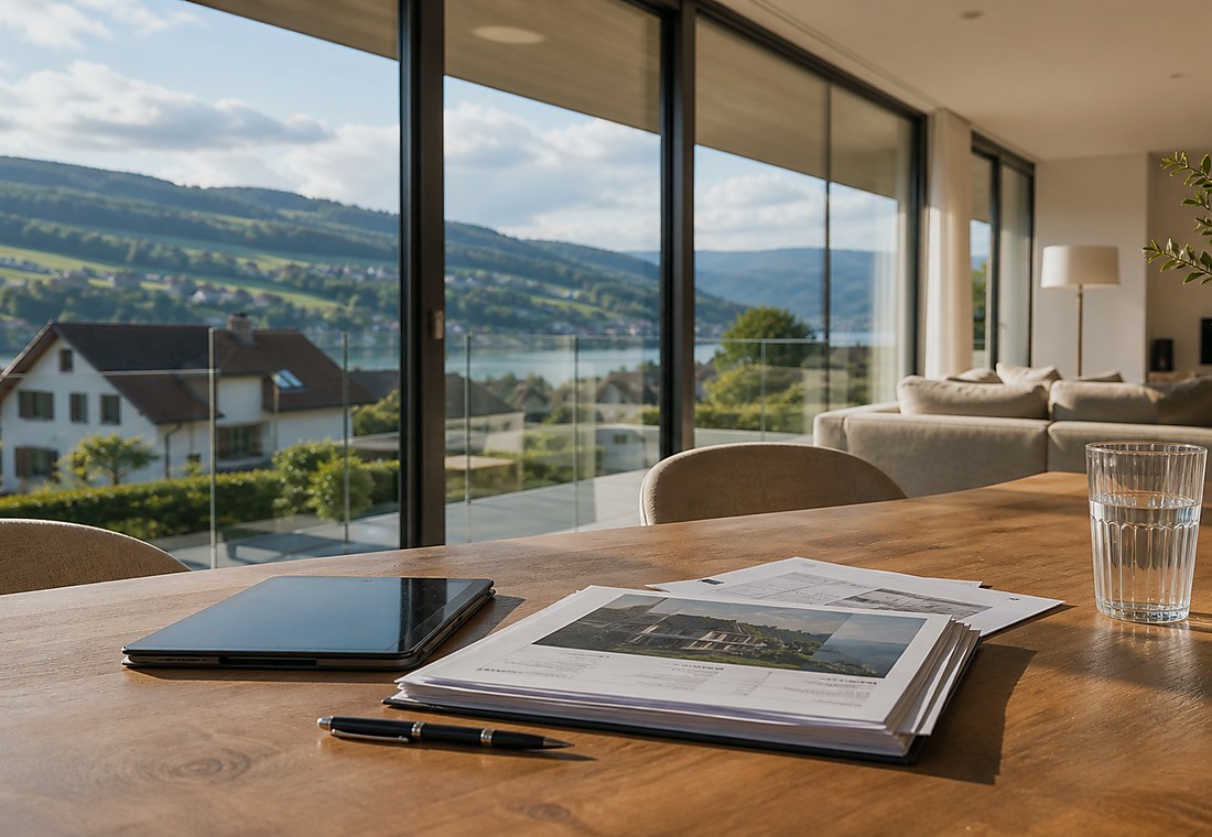 Visuel immobilier premium local pour Pfeffingen