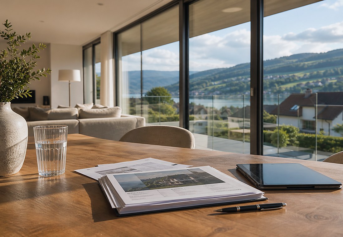 Visuel immobilier premium local pour Plan-les-Ouates