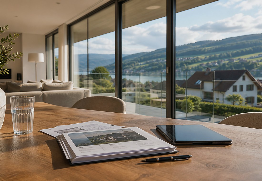 Visuel immobilier premium local pour Plasselb