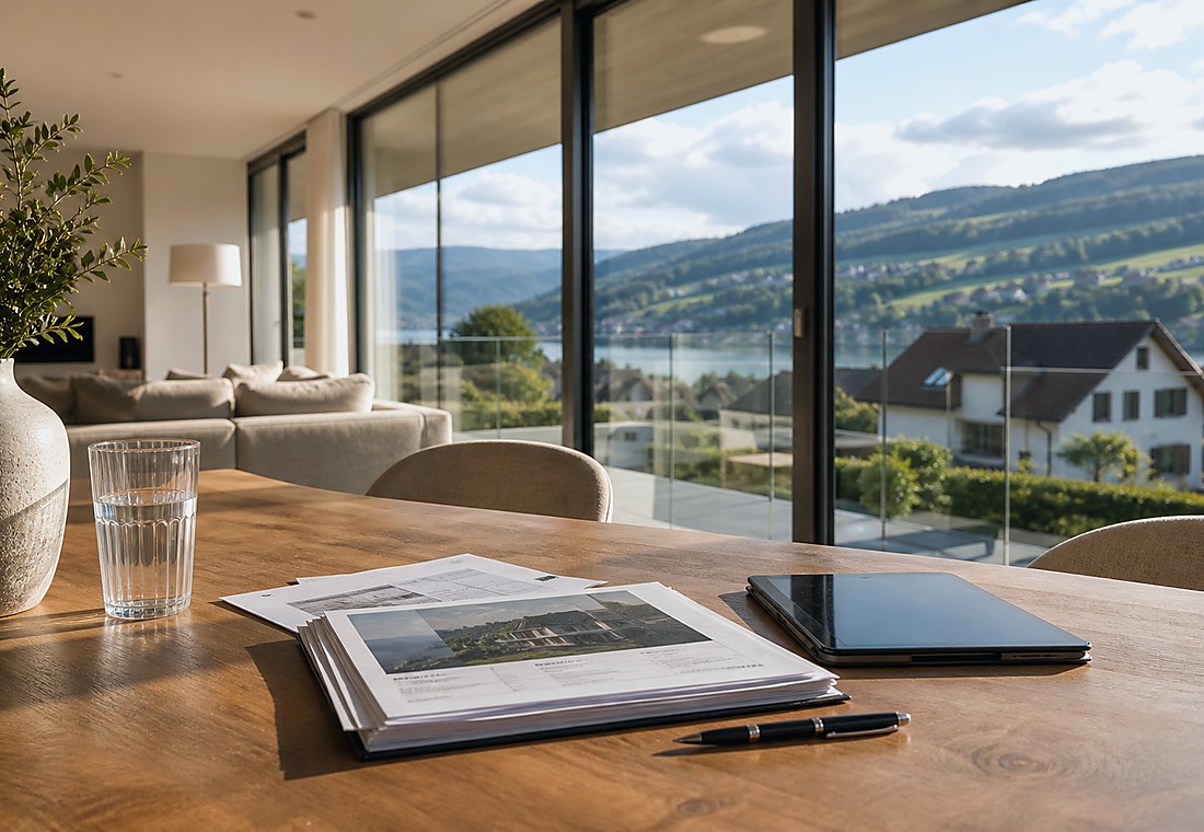 Visuel immobilier premium local pour Pompaples