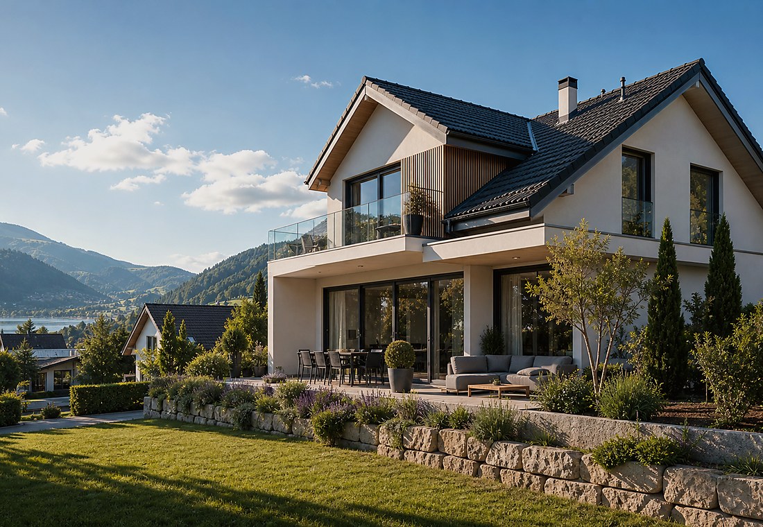 Visuel immobilier premium local pour Ponte Capriasca