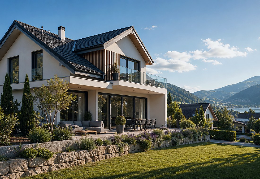 Visuel immobilier premium local pour Poschiavo