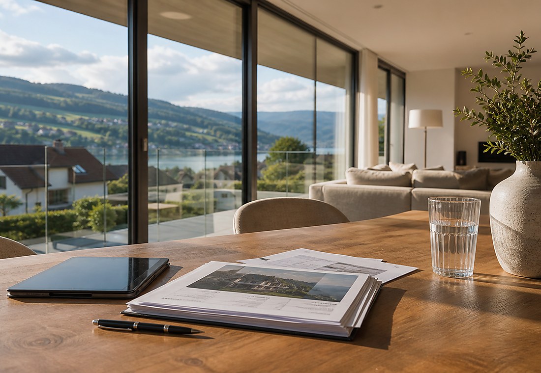 Visuel immobilier premium local pour Pratteln