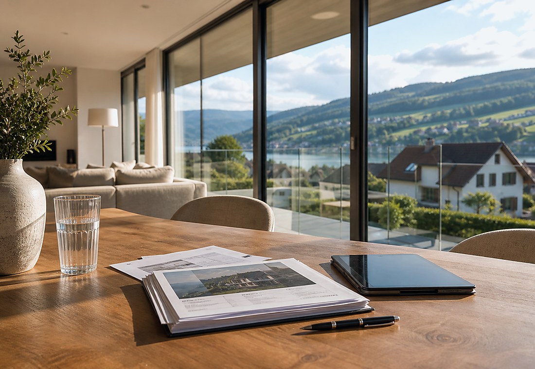 Visuel immobilier premium local pour Prilly
