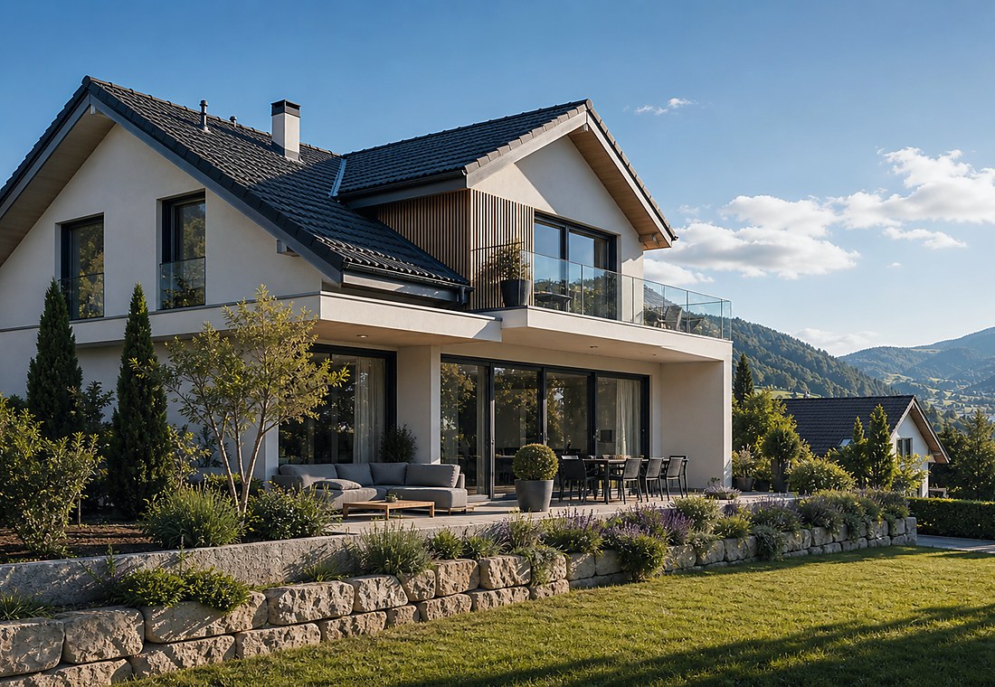 Visuel immobilier premium local pour Pully