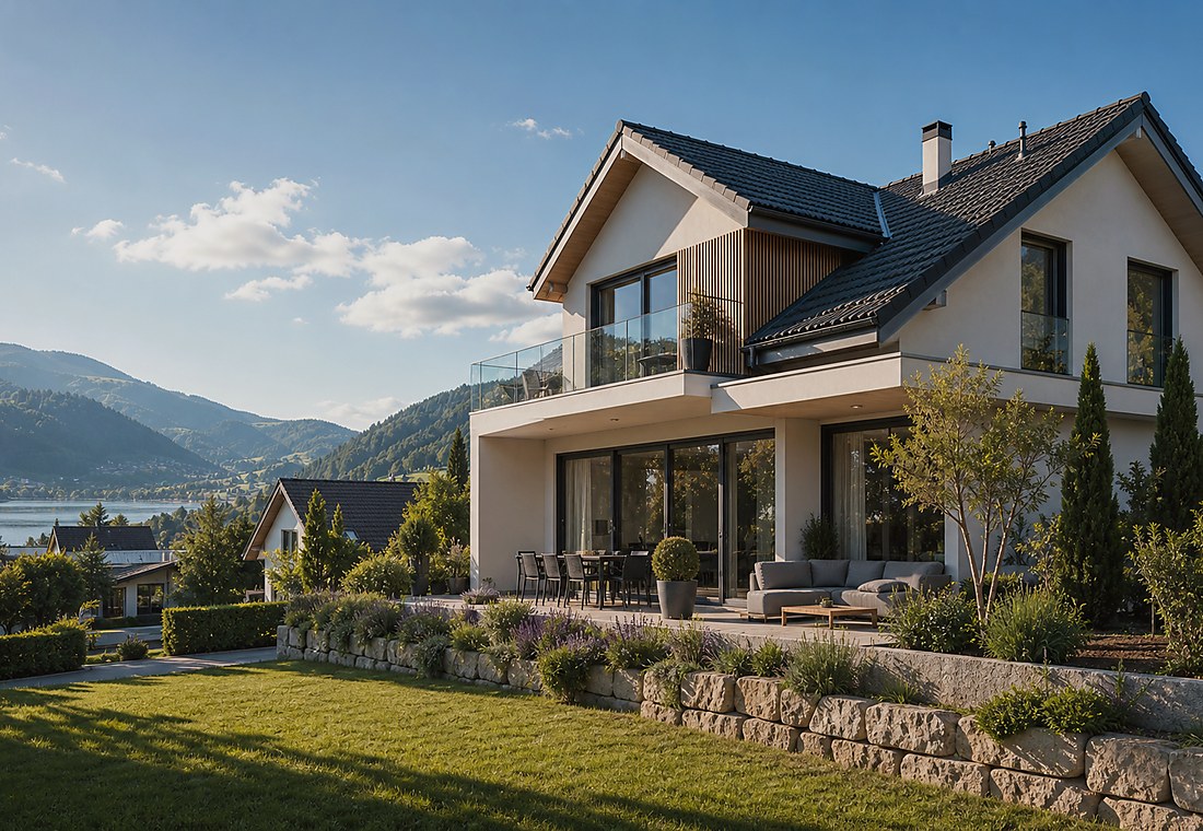 Visuel immobilier premium local pour Quarten