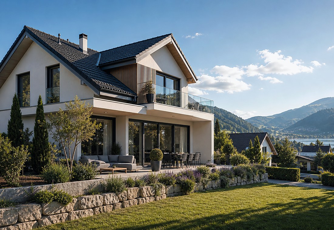 Visuel immobilier premium local pour Radelfingen