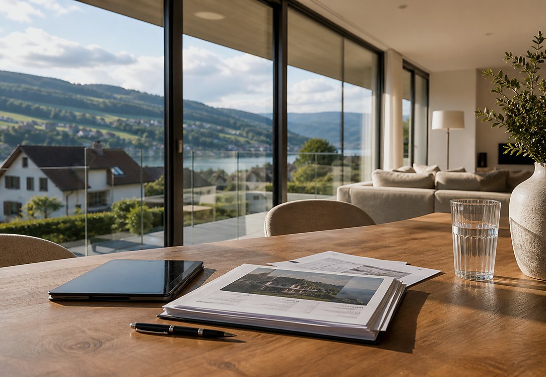 Visuel immobilier premium local pour Rain