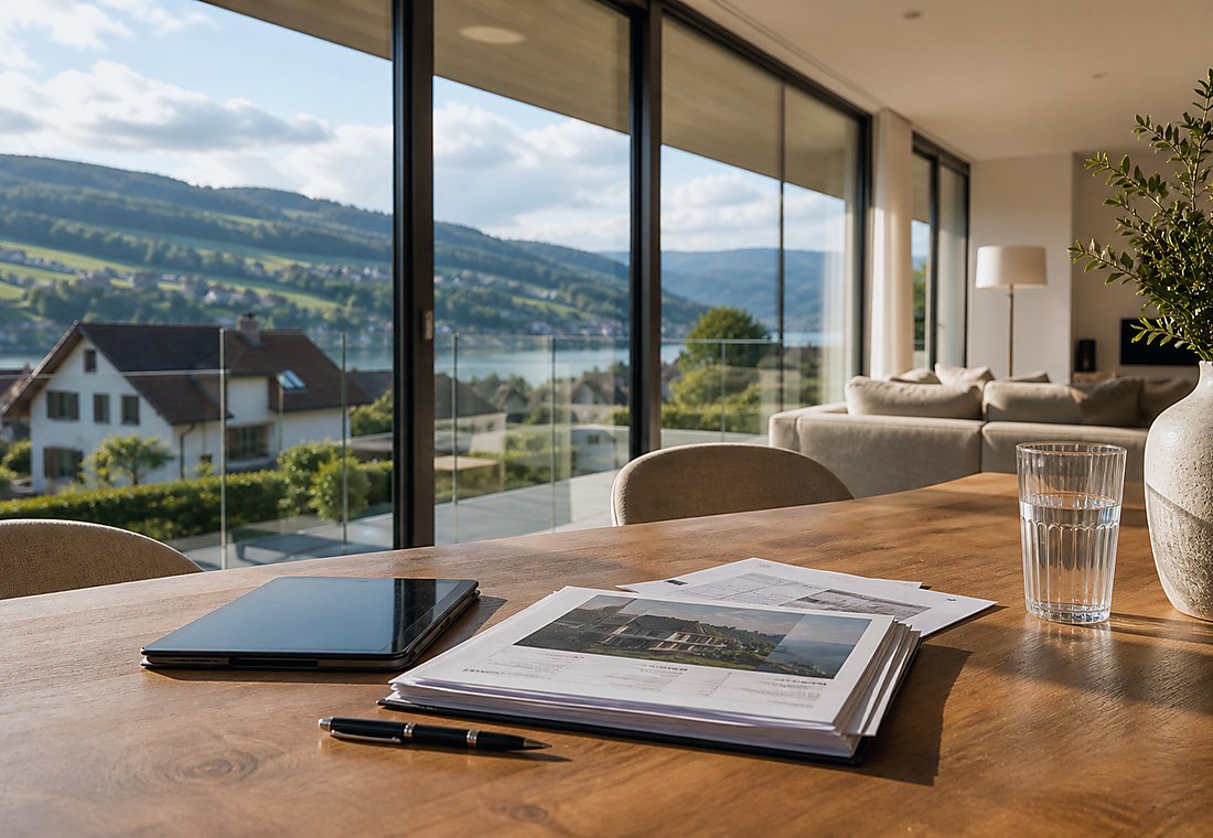 Visuel immobilier premium local pour Remaufens