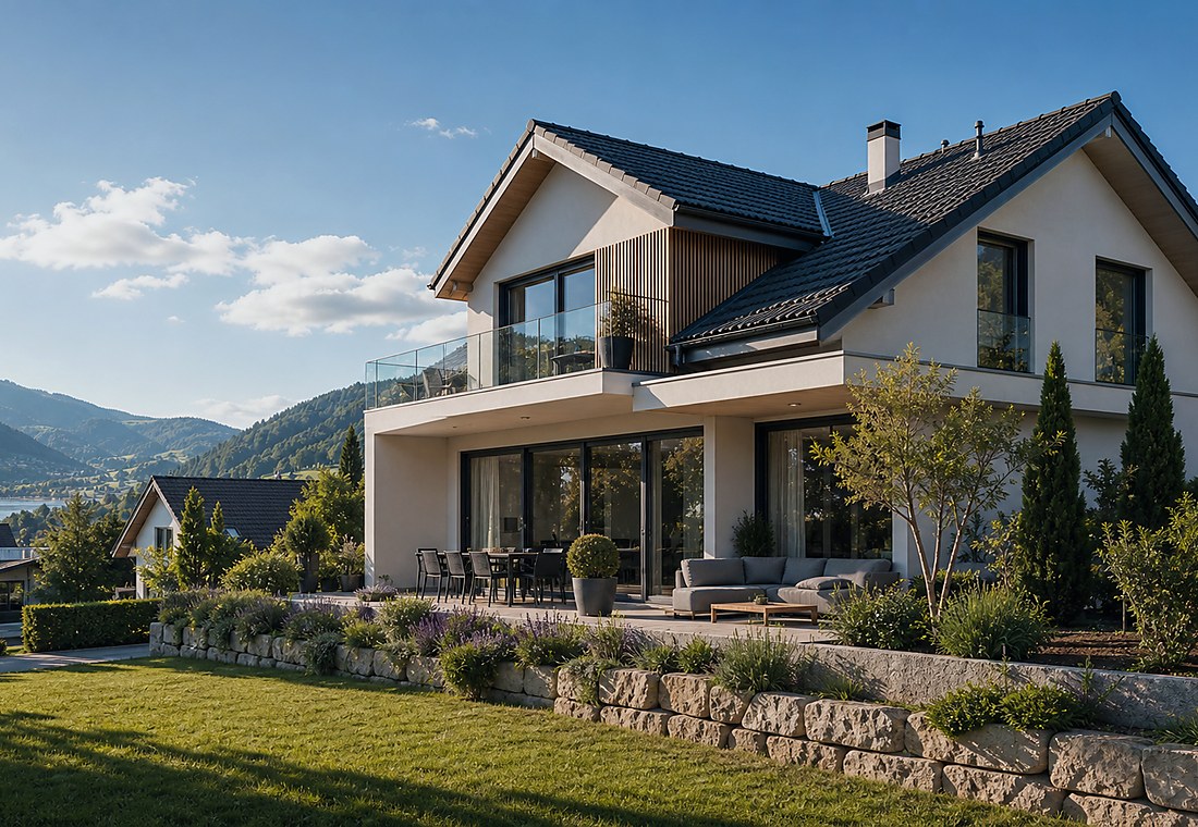 Visuel immobilier premium local pour Remetschwil