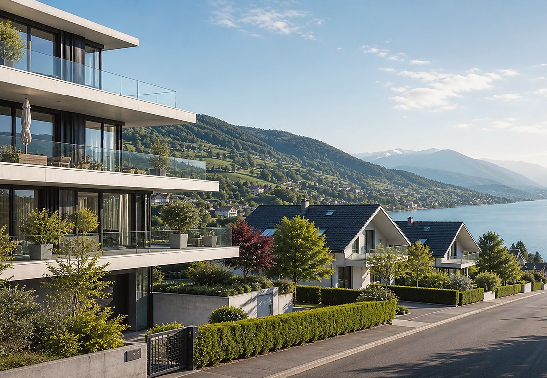 Visuel immobilier premium local pour Rheinau