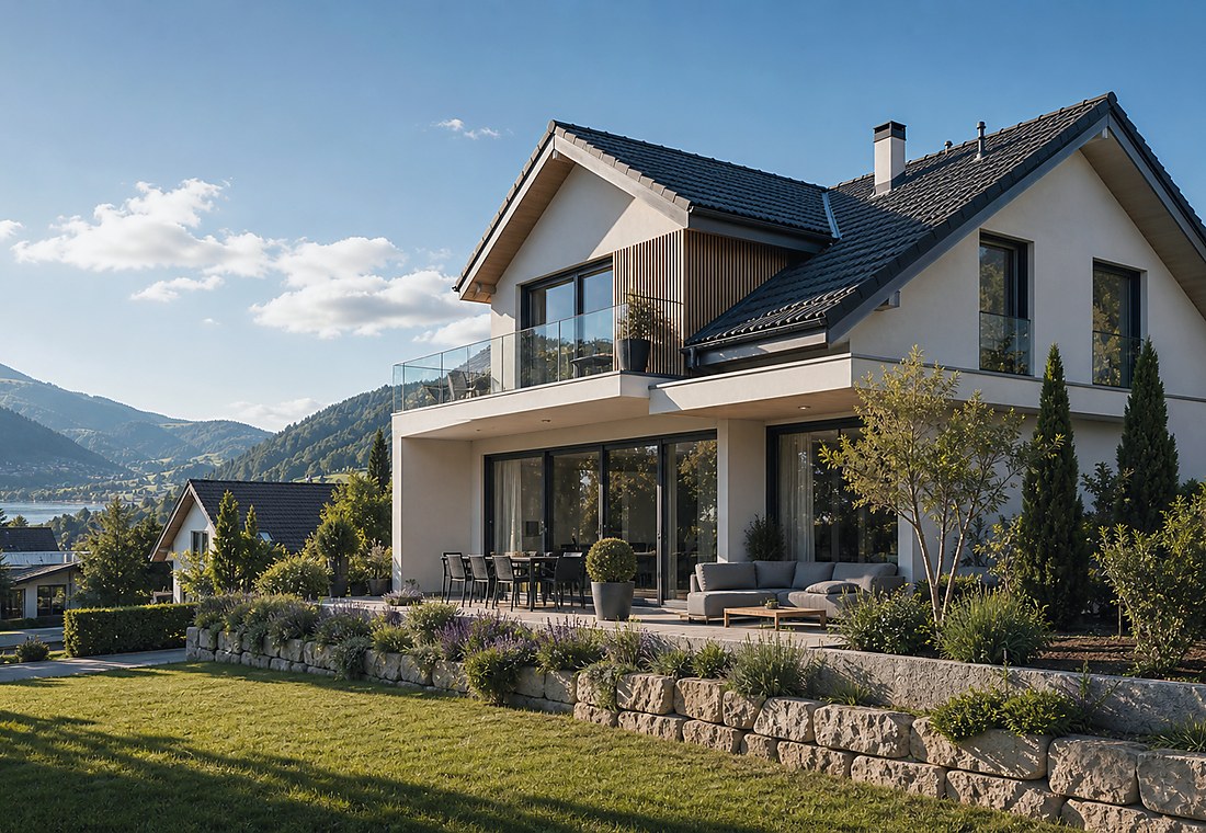 Visuel immobilier premium local pour Rickenbach (TG)
