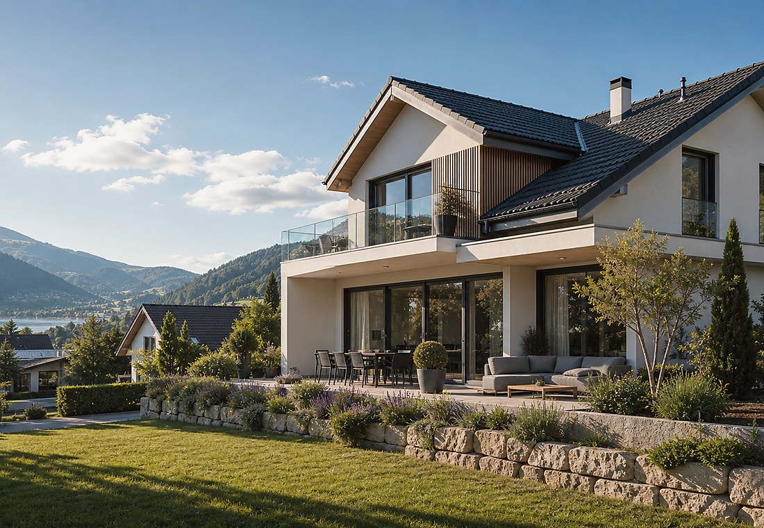 Visuel immobilier premium local pour Riederalp