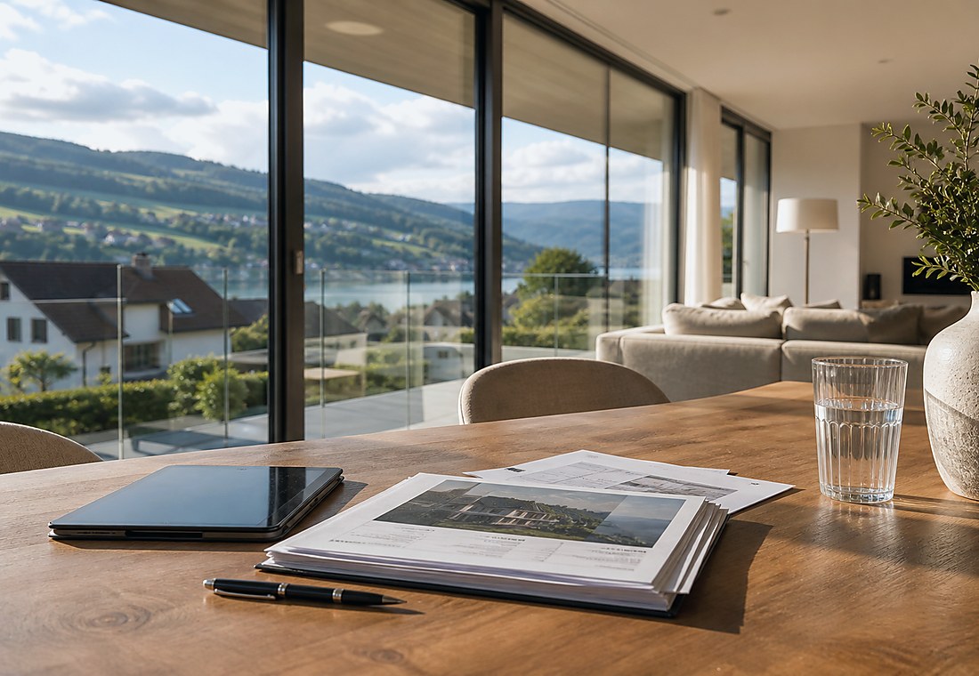 Visuel immobilier premium local pour Romanshorn