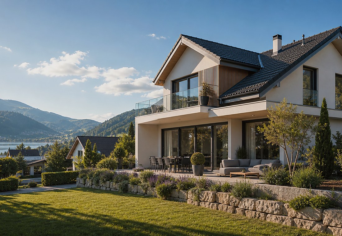 Visuel immobilier premium local pour Romont (FR)