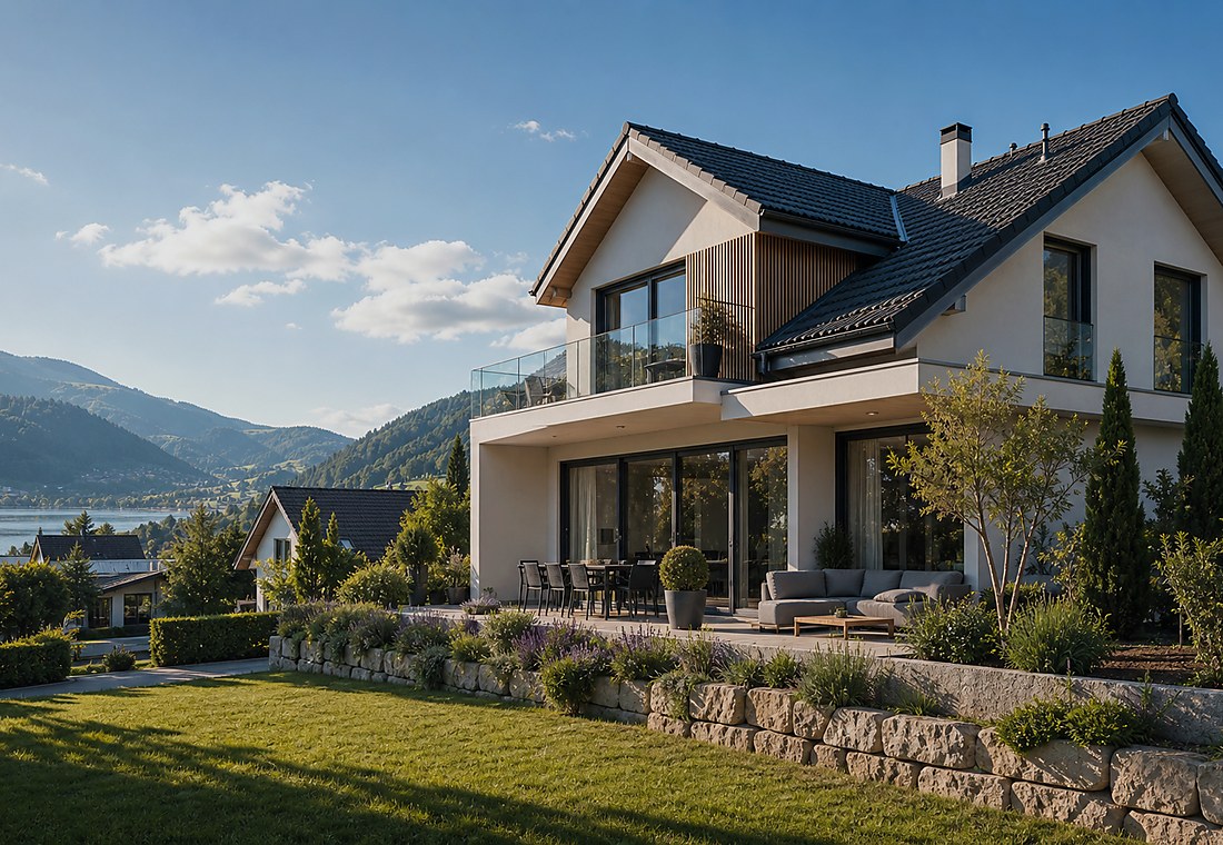 Visuel immobilier premium local pour Ropraz