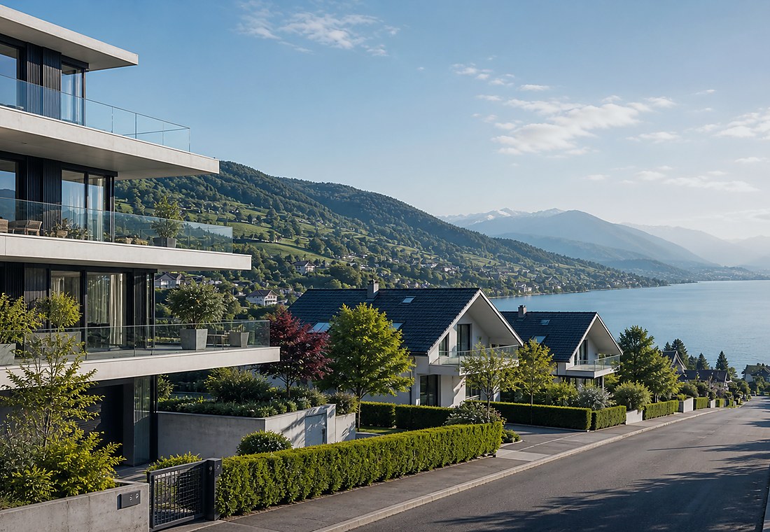 Visuel immobilier premium local pour Rorbas