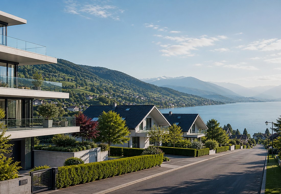 Visuel immobilier premium local pour Rothrist