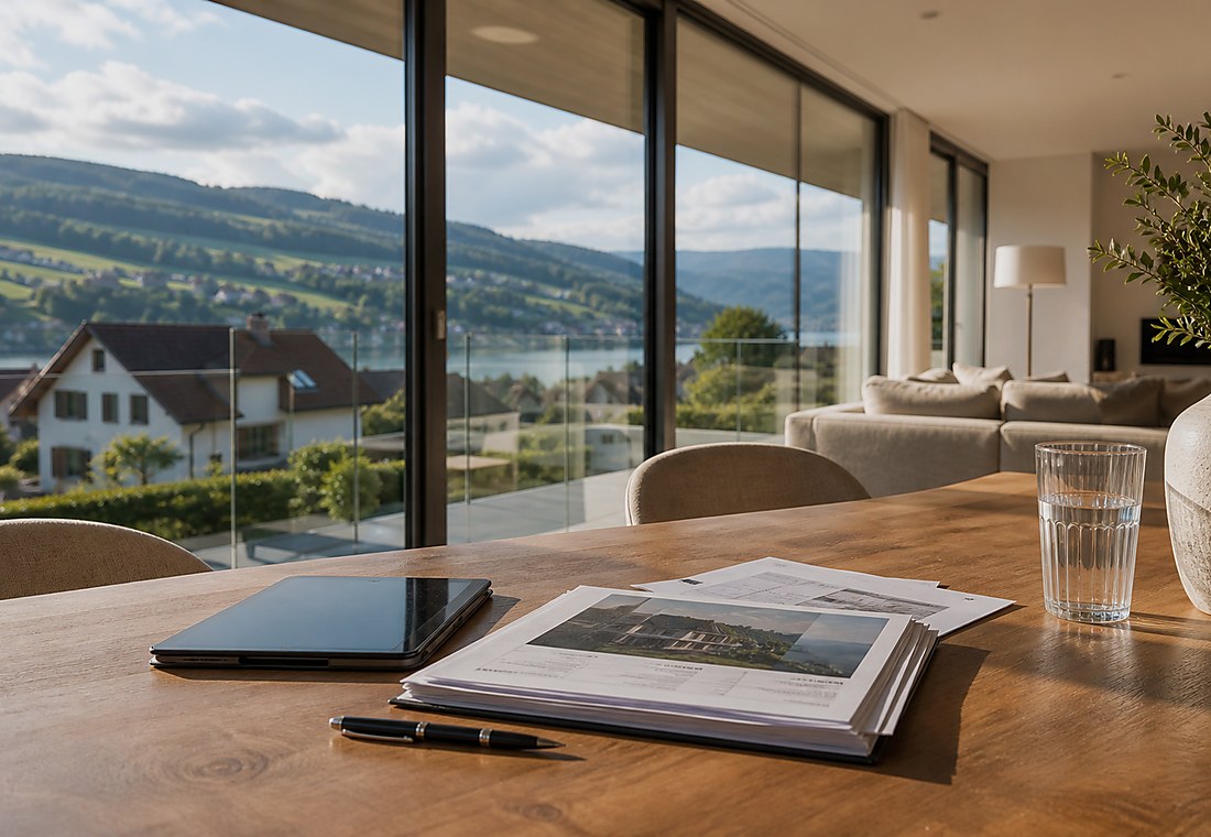 Visuel immobilier premium local pour Rubigen