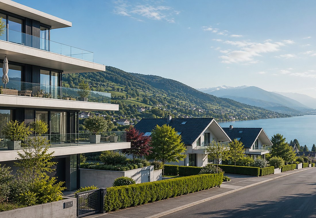 Visuel immobilier premium local pour Rüderswil