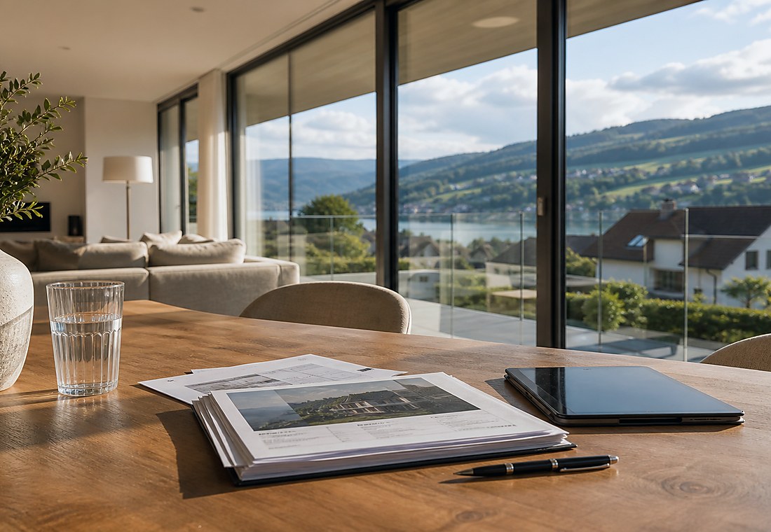 Visuel immobilier premium local pour Rüdlingen