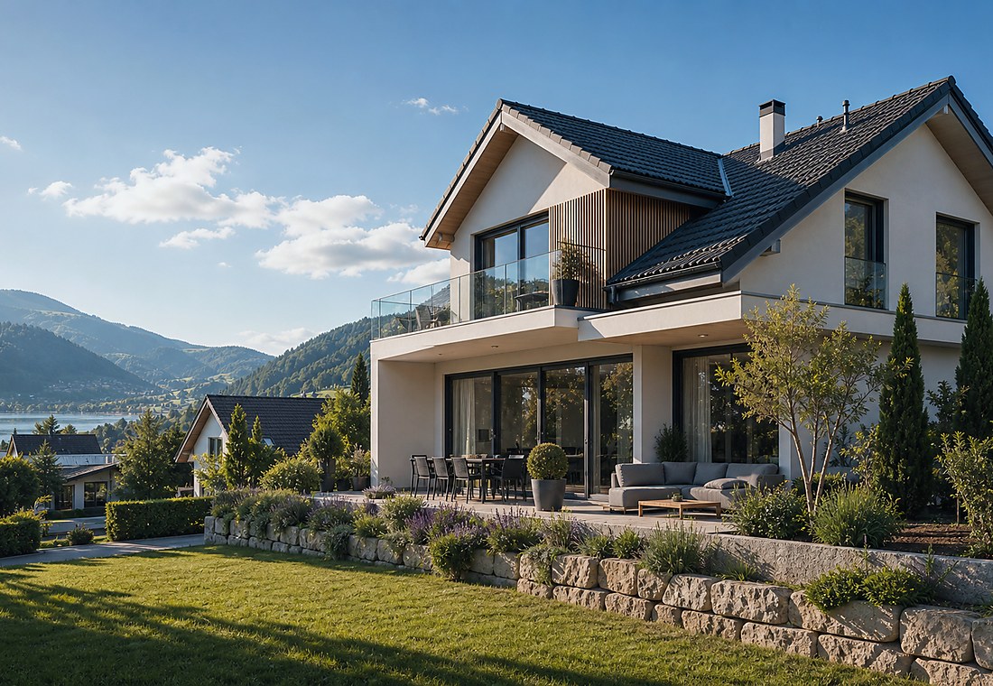 Visuel immobilier premium local pour Rüeggisberg