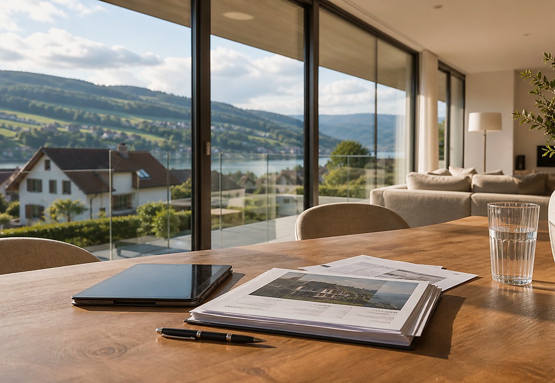 Visuel immobilier premium local pour Rüfenach