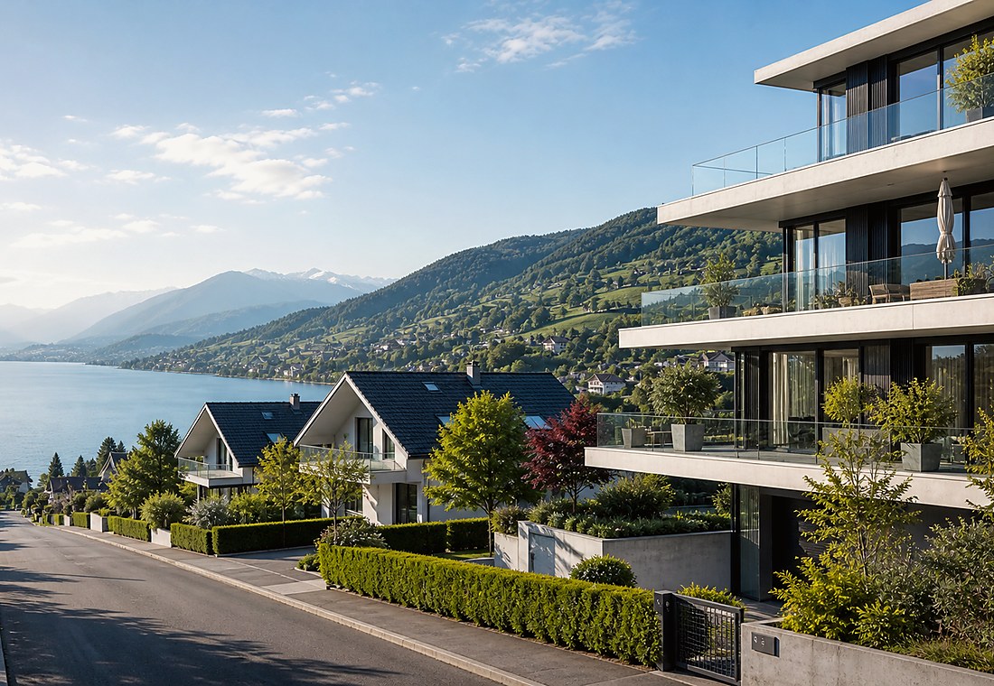 Visuel immobilier premium local pour Rumendingen
