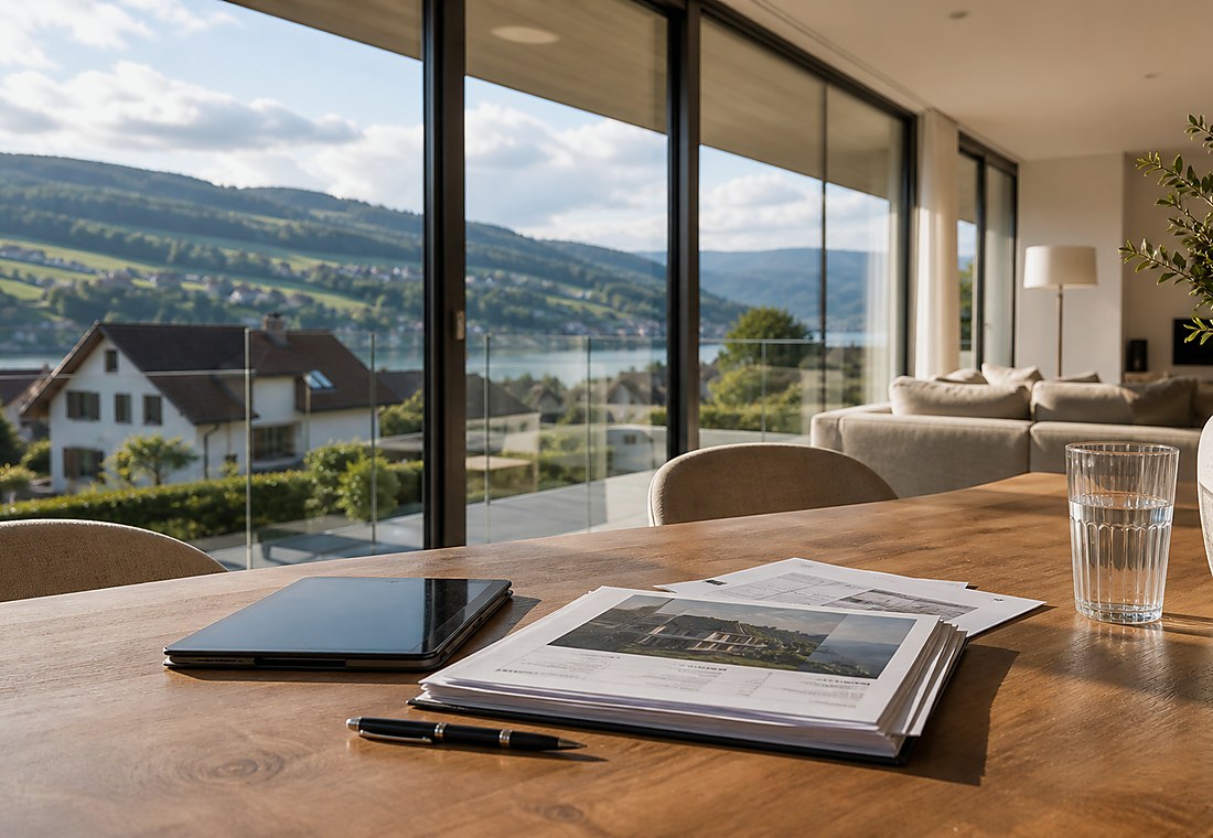 Visuel immobilier premium local pour Rümlingen