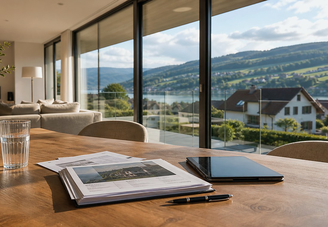 Visuel immobilier premium local pour Saanen