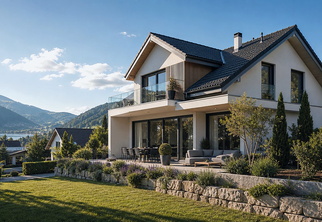 Visuel immobilier premium local pour Sachseln
