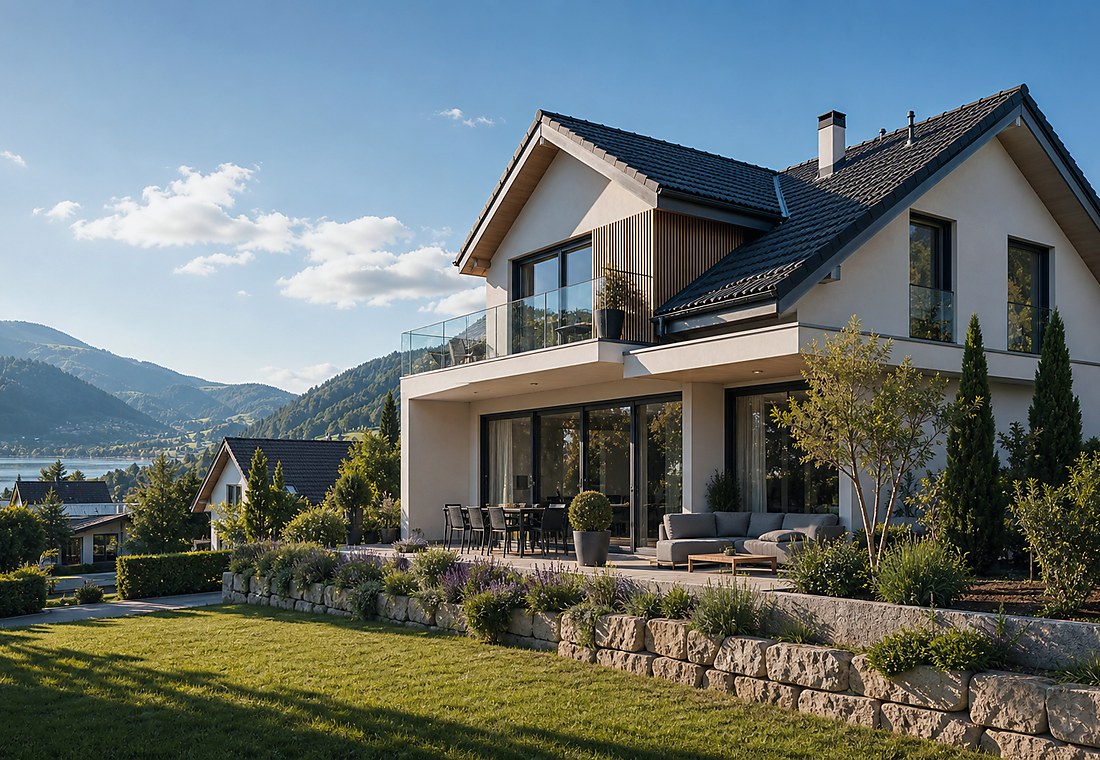 Visuel immobilier premium local pour Saint-Cergue
