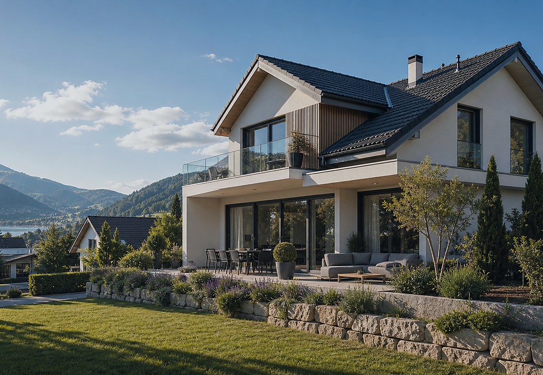 Visuel immobilier premium local pour Saint-Oyens