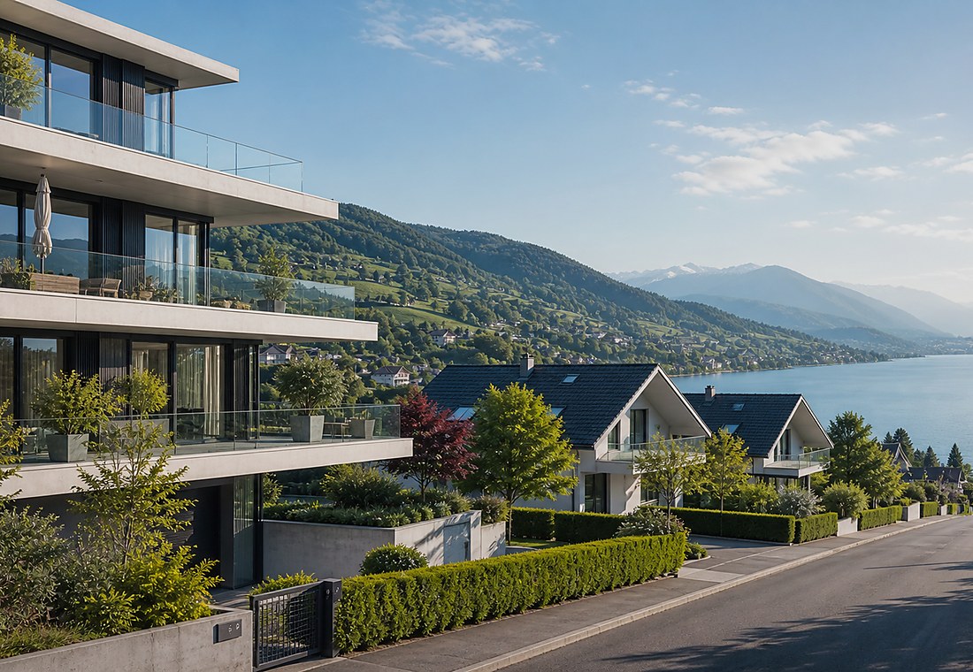 Visuel immobilier premium local pour Sainte-Croix