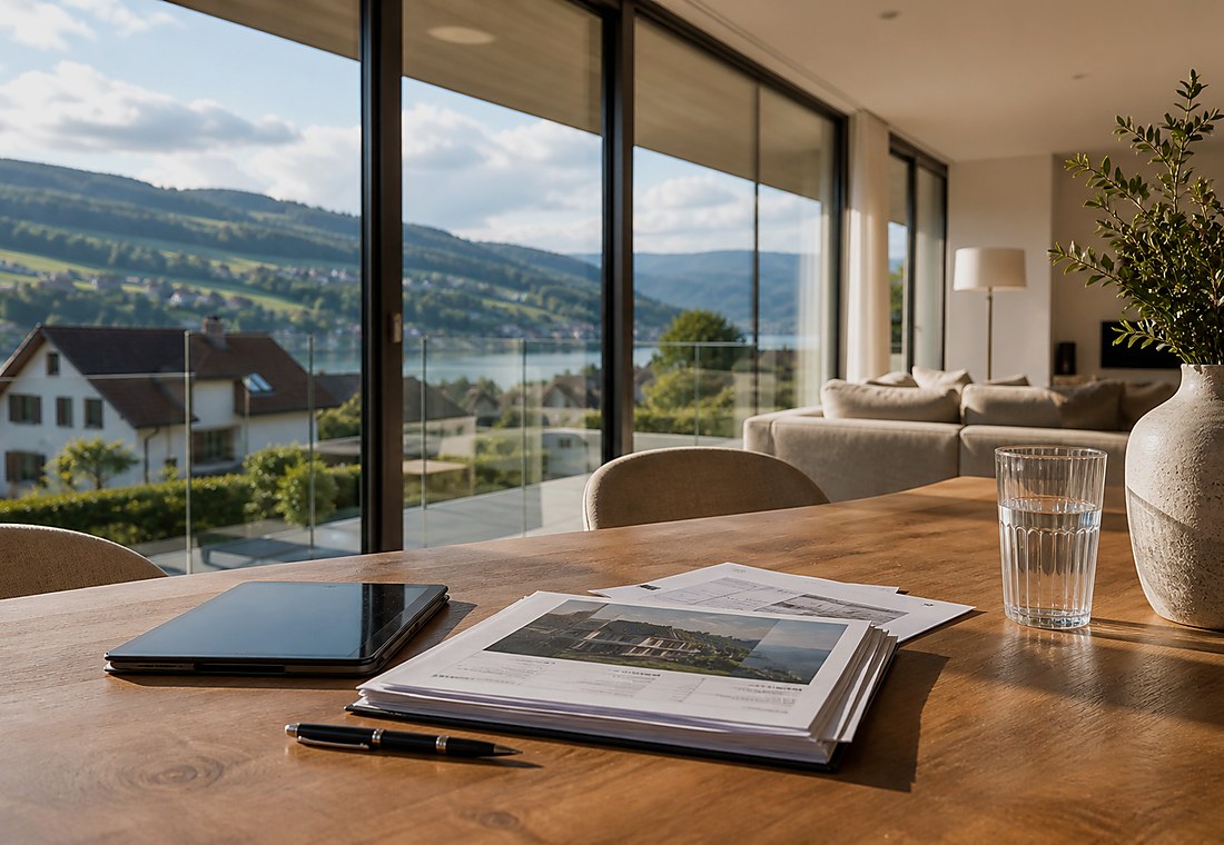 Visuel immobilier premium local pour Salvan