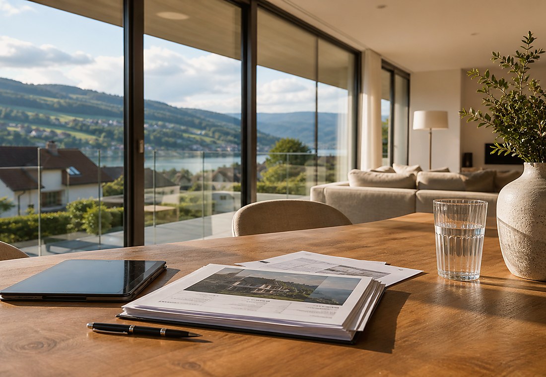Visuel immobilier premium local pour Samedan