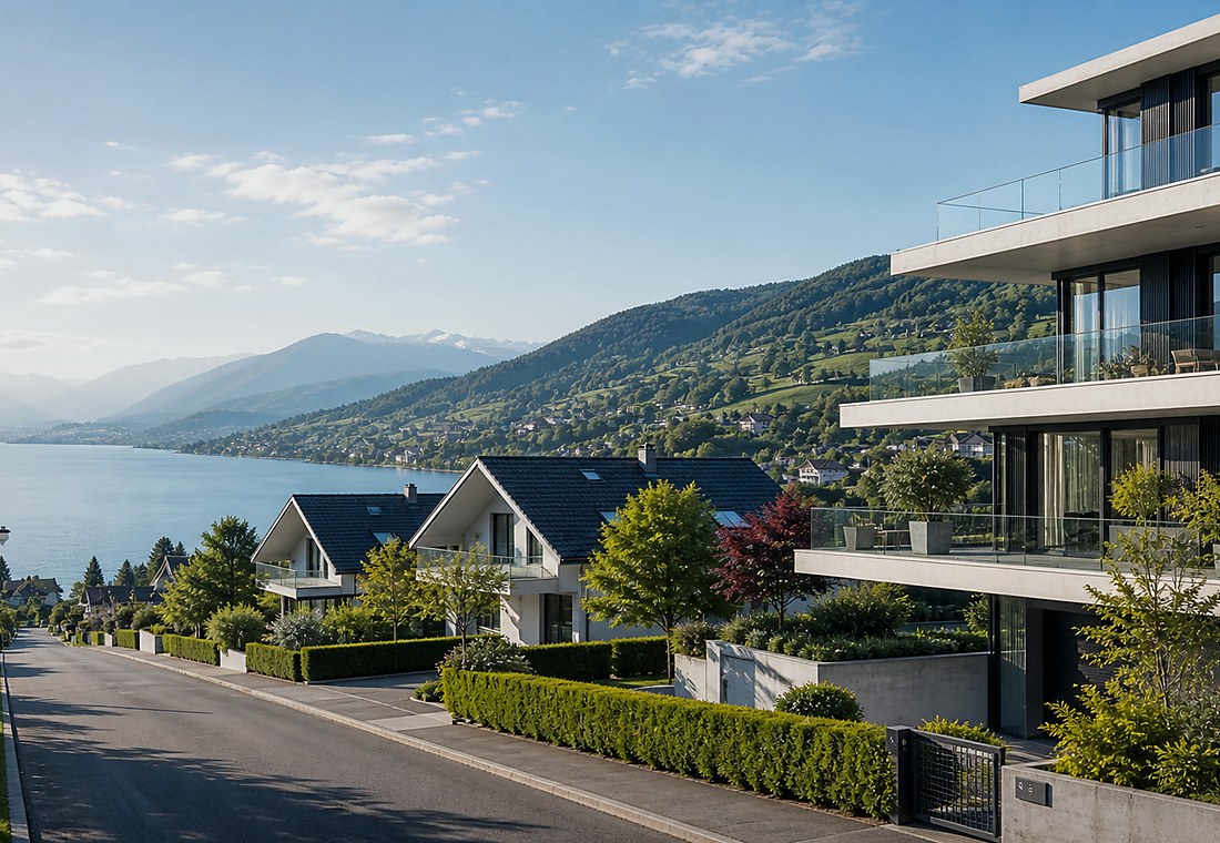 Visuel immobilier premium local pour Sattel