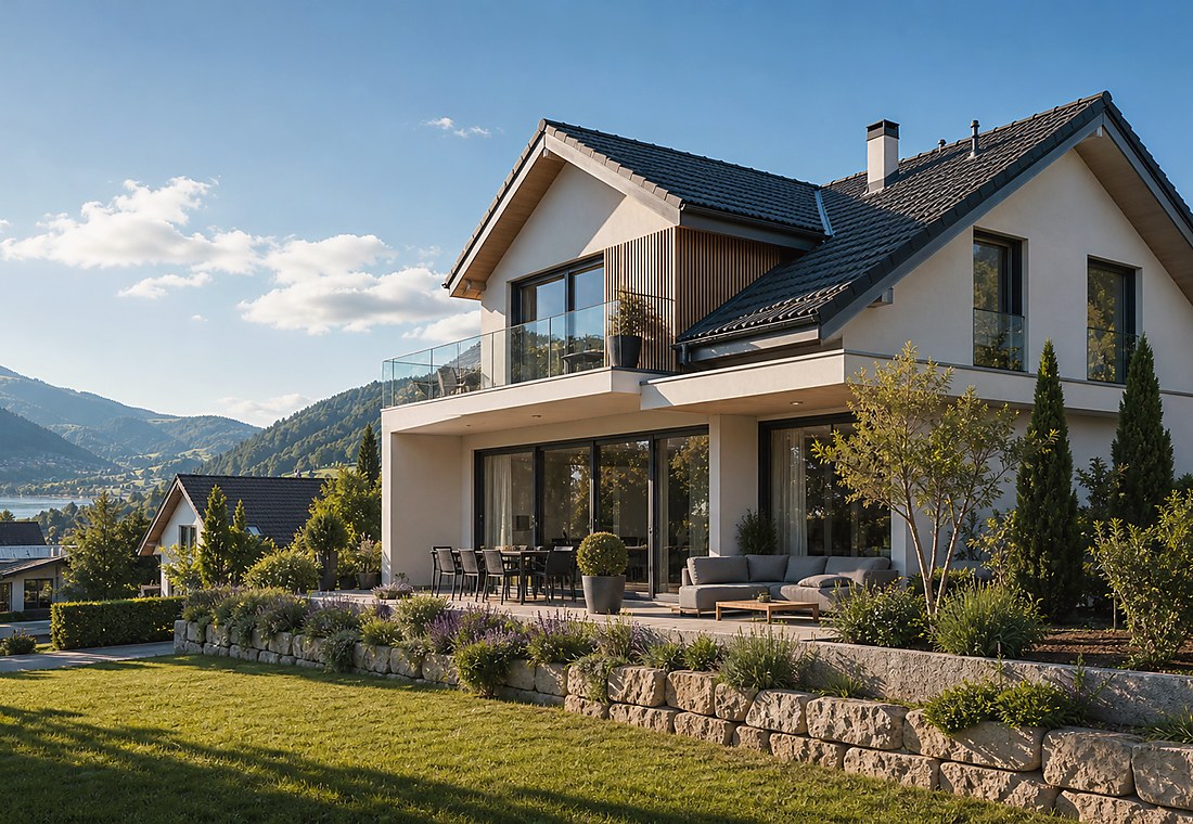 Visuel immobilier premium local pour Schänis