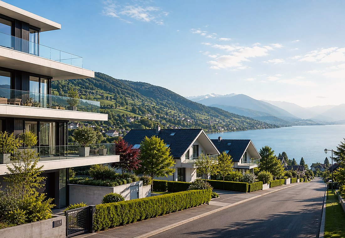 Visuel immobilier premium local pour Scharans