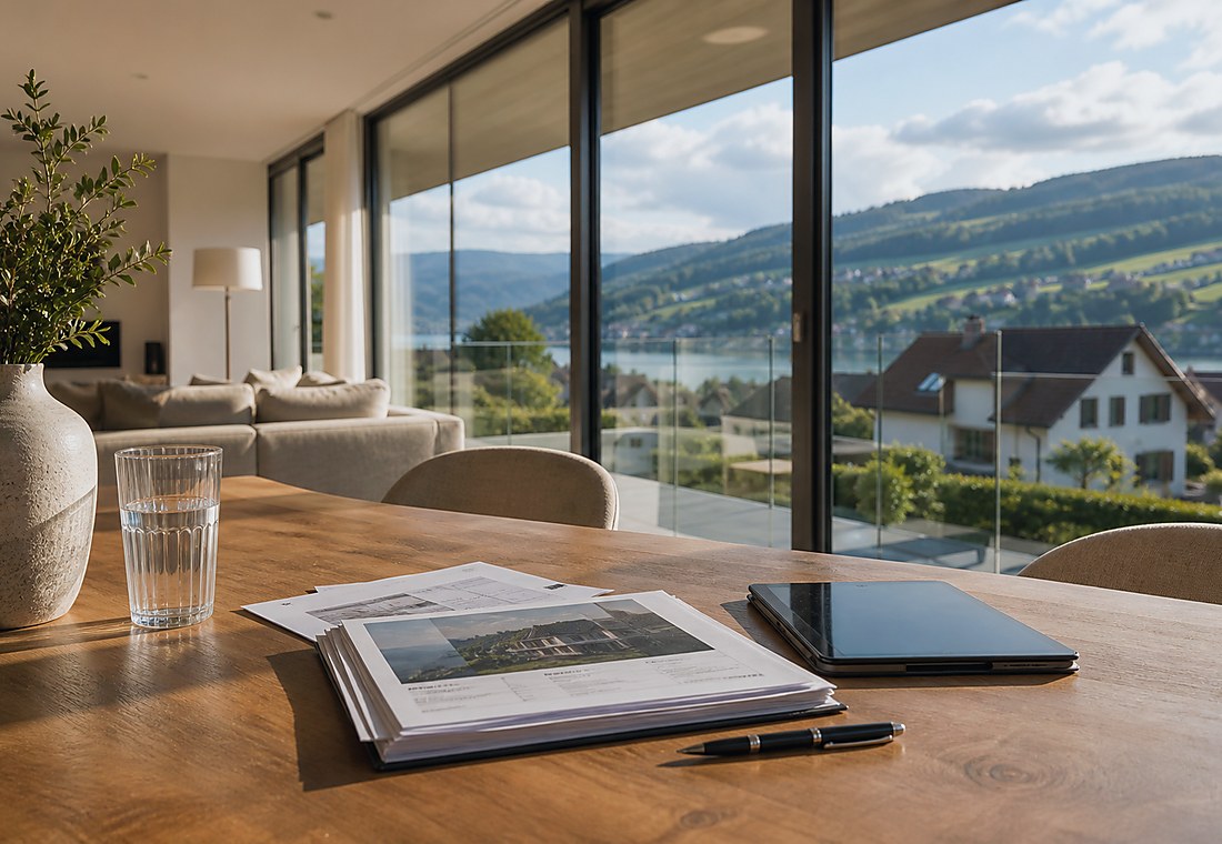 Visuel immobilier premium local pour Schattdorf