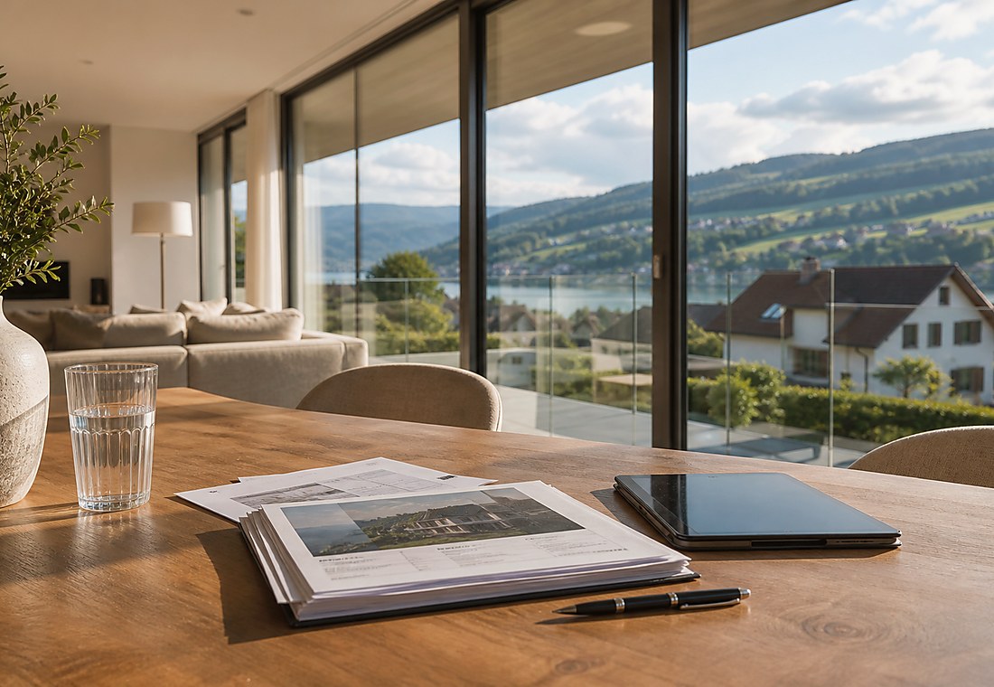 Visuel immobilier premium local pour Schelten