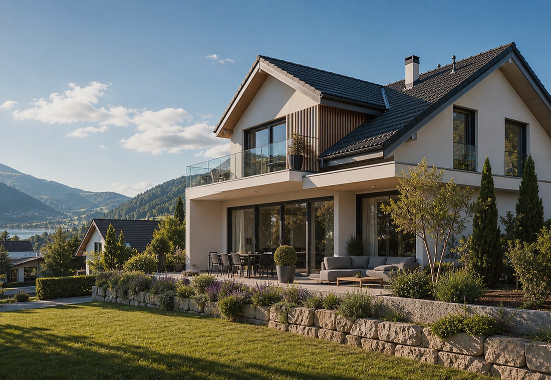 Visuel immobilier premium local pour Schenkon